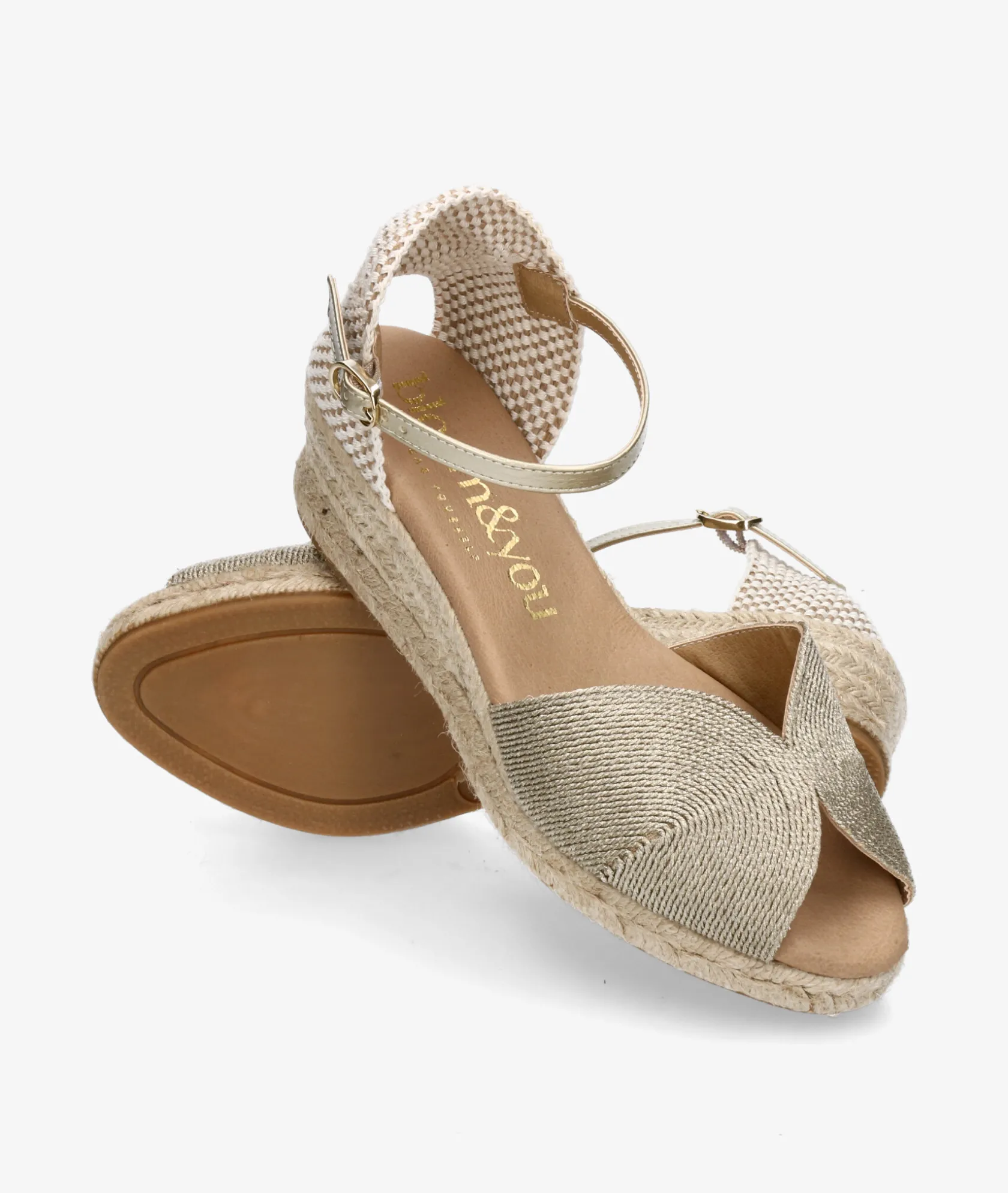 Mujer bloom&you Alpargatas bloom&you AMBRETTA BAJA en oro