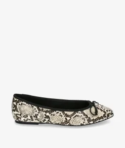 Mujer pabloochoa.shoes Bailarinas CORINA M4590 en serpiente beige