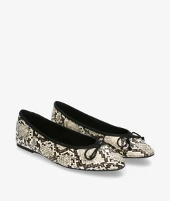 Mujer pabloochoa.shoes Bailarinas CORINA M4590 en serpiente beige