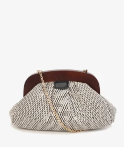 Mujer pabloochoa.shoes Bolso de rafia 21021 en negro
