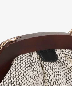 Mujer pabloochoa.shoes Bolso de rafia 21021 en negro