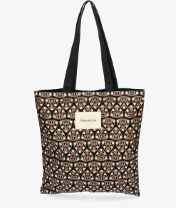 Mujer bloom&you Bolso textil bloom&you ART DECO TOTE en negro