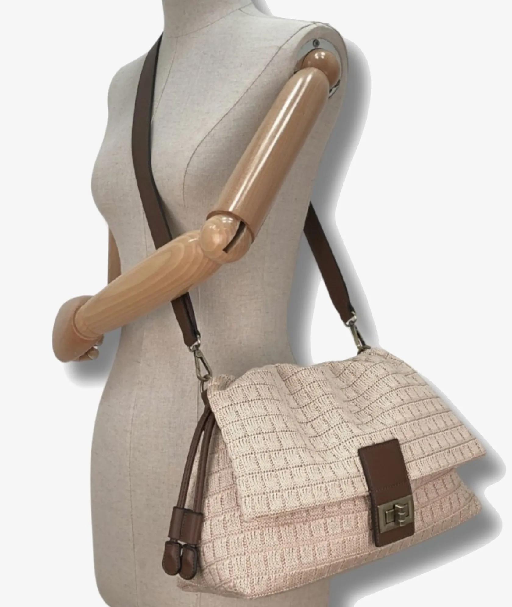 Mujer Martina K Bolso textil 25025 en beige