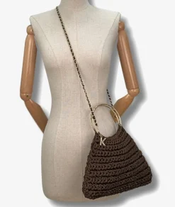Mujer Martina K Bolso textil 9702 en marrón