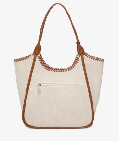 Mujer pabloochoa.shoes Bolso textil 21112 en beige