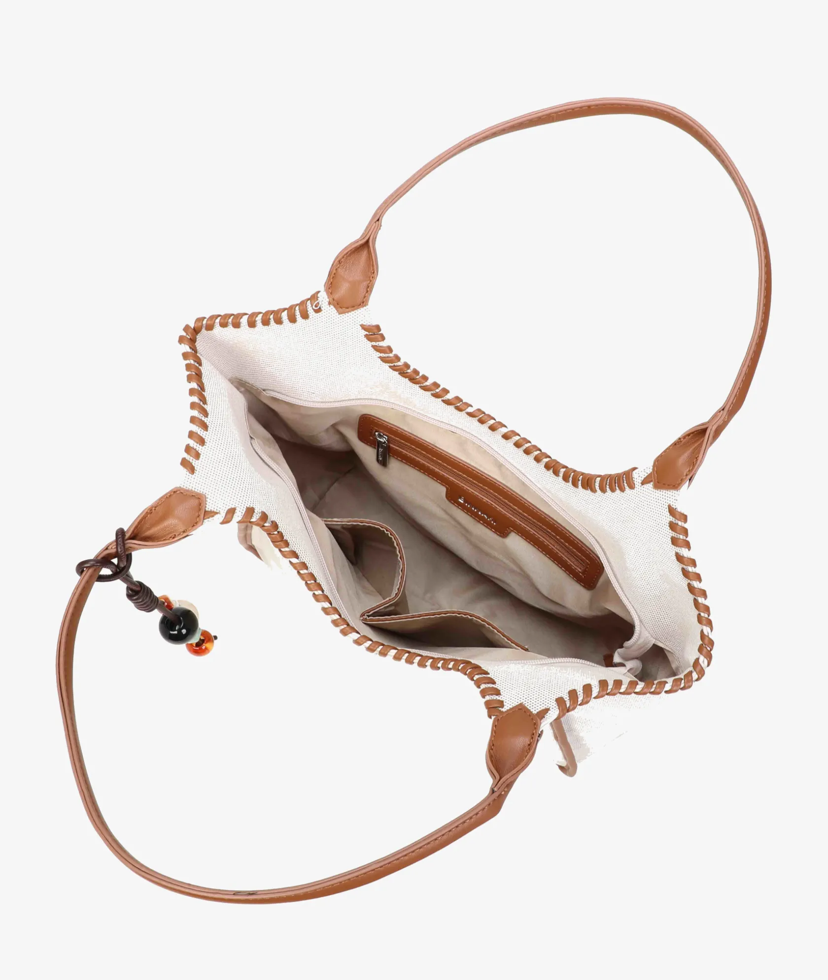 Mujer pabloochoa.shoes Bolso textil 21112 en beige