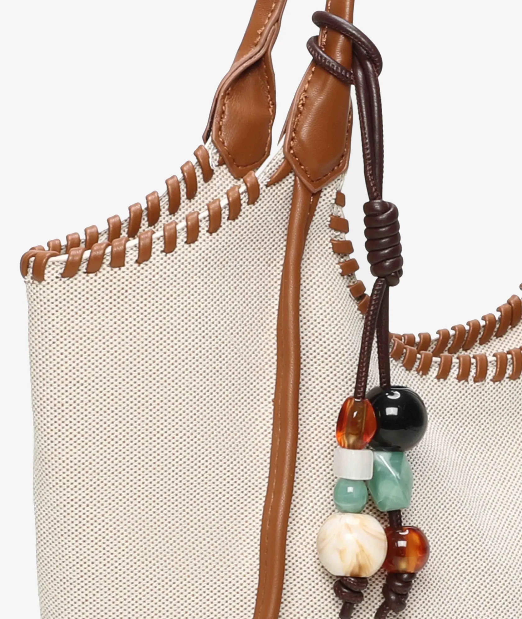 Mujer pabloochoa.shoes Bolso textil 21112 en beige