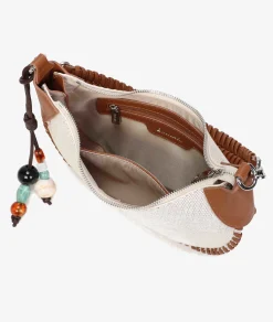 Mujer pabloochoa.shoes Bolso textil 21110 en beige