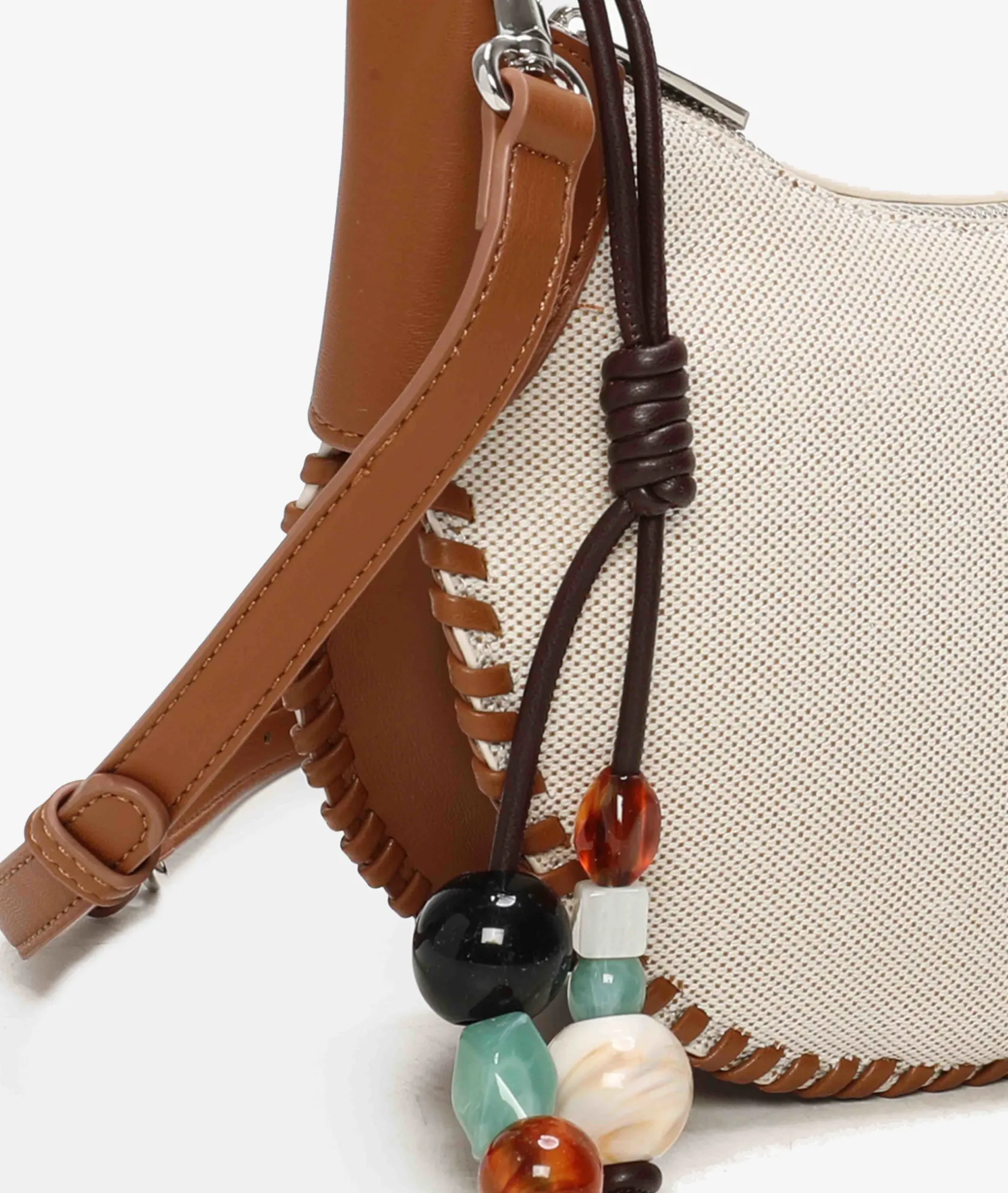 Mujer pabloochoa.shoes Bolso textil 21110 en beige