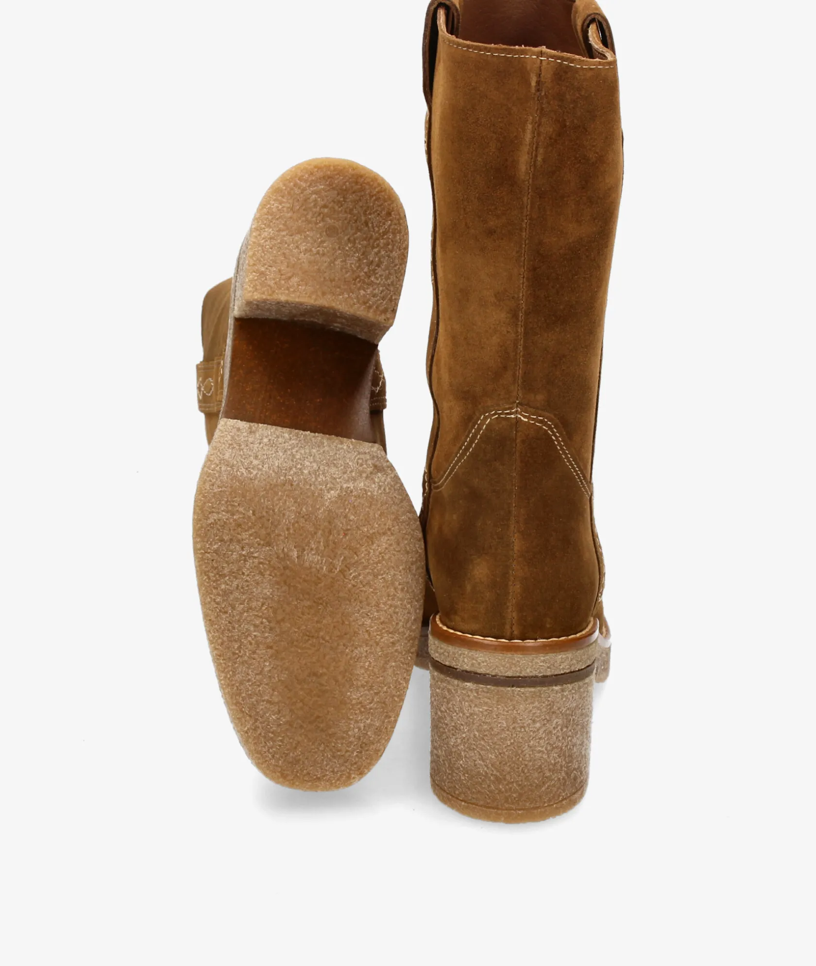 Mujer Alpe Botas 5238 en serraje cuero