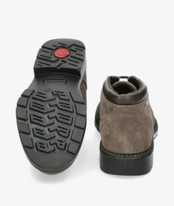 Hombre Imac Botas 650569 en serraje taupe