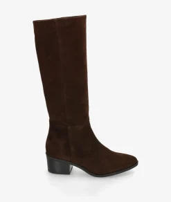Mujer pabloochoa.shoes Botas 39511 en serraje marrón