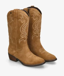 Mujer pabloochoa.shoes Botas SS820 en serraje camel
