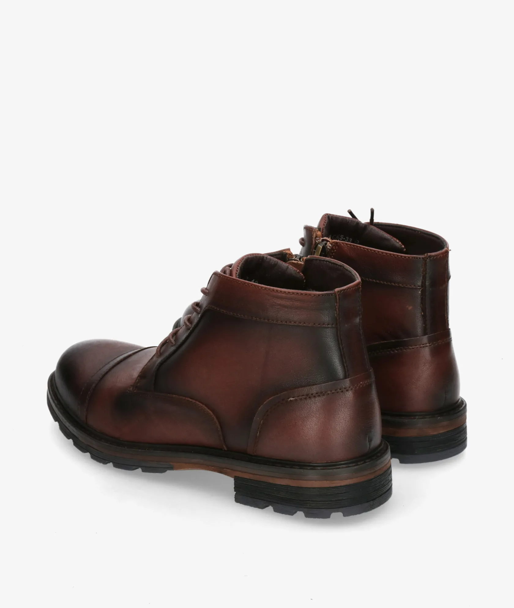 Hombre Rhostock Botas JACKS-33 BB21555-1A en cuero