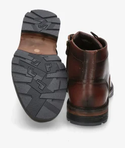 Hombre Rhostock Botas JACKS-33 BB21555-1A en cuero