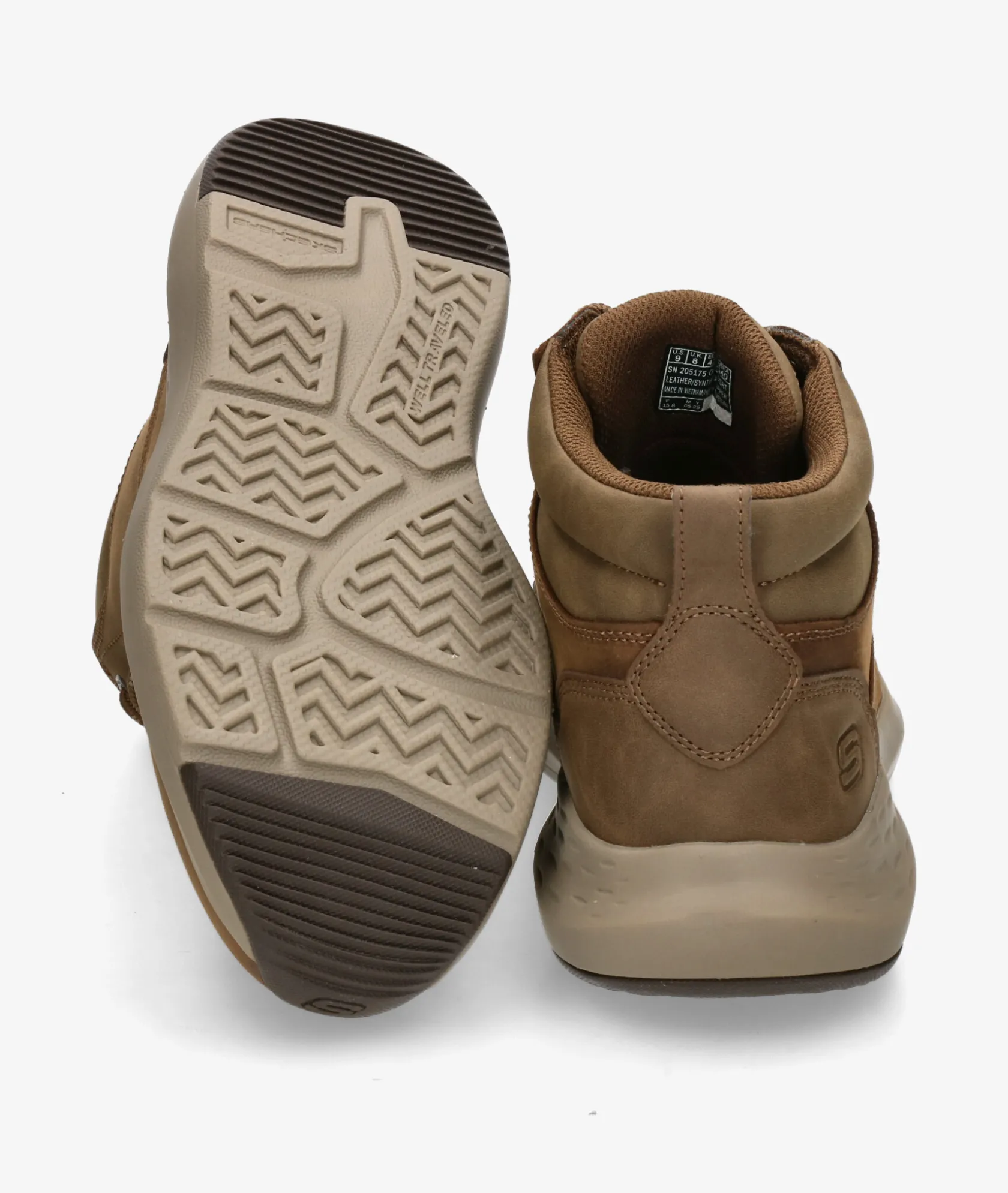 Hombre Skechers Botas 205175 en cuero