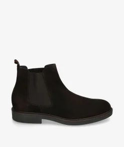 Hombre Traveris Botas 28969 en serraje marrón