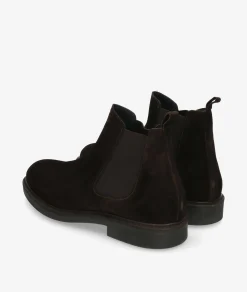 Hombre Traveris Botas 28969 en serraje marrón