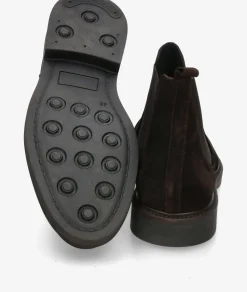 Hombre Traveris Botas 28969 en serraje marrón