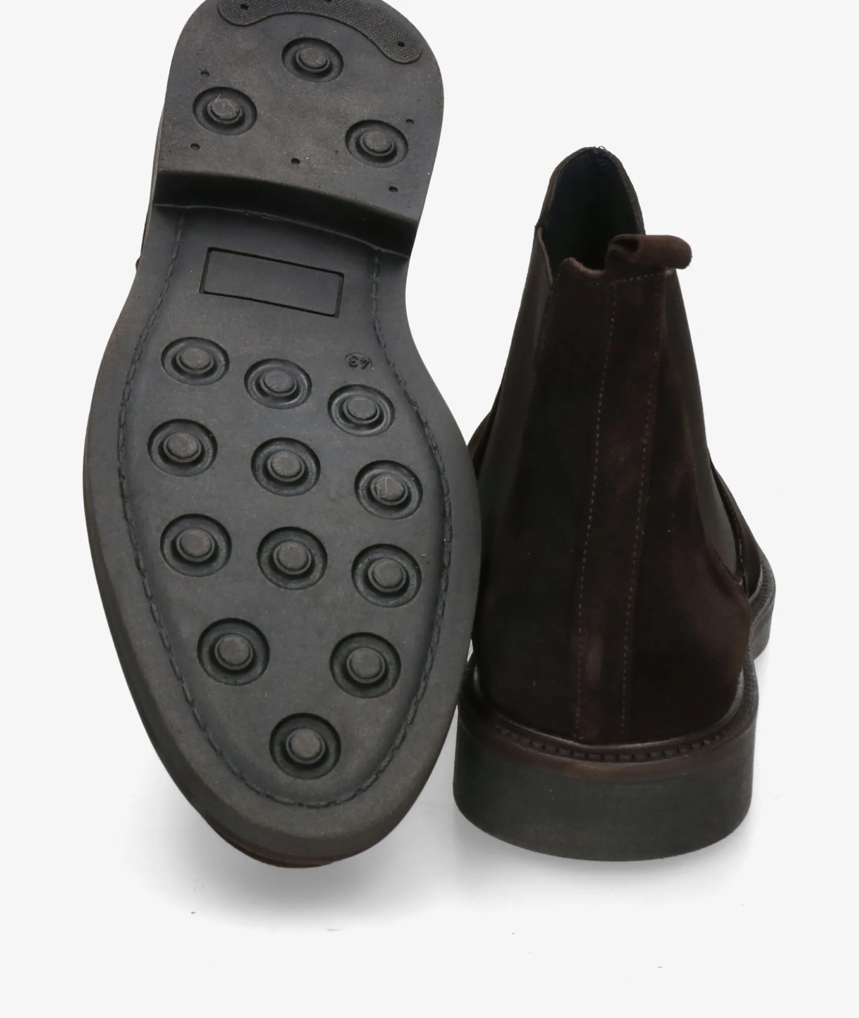 Hombre Traveris Botas 28969 en serraje marrón