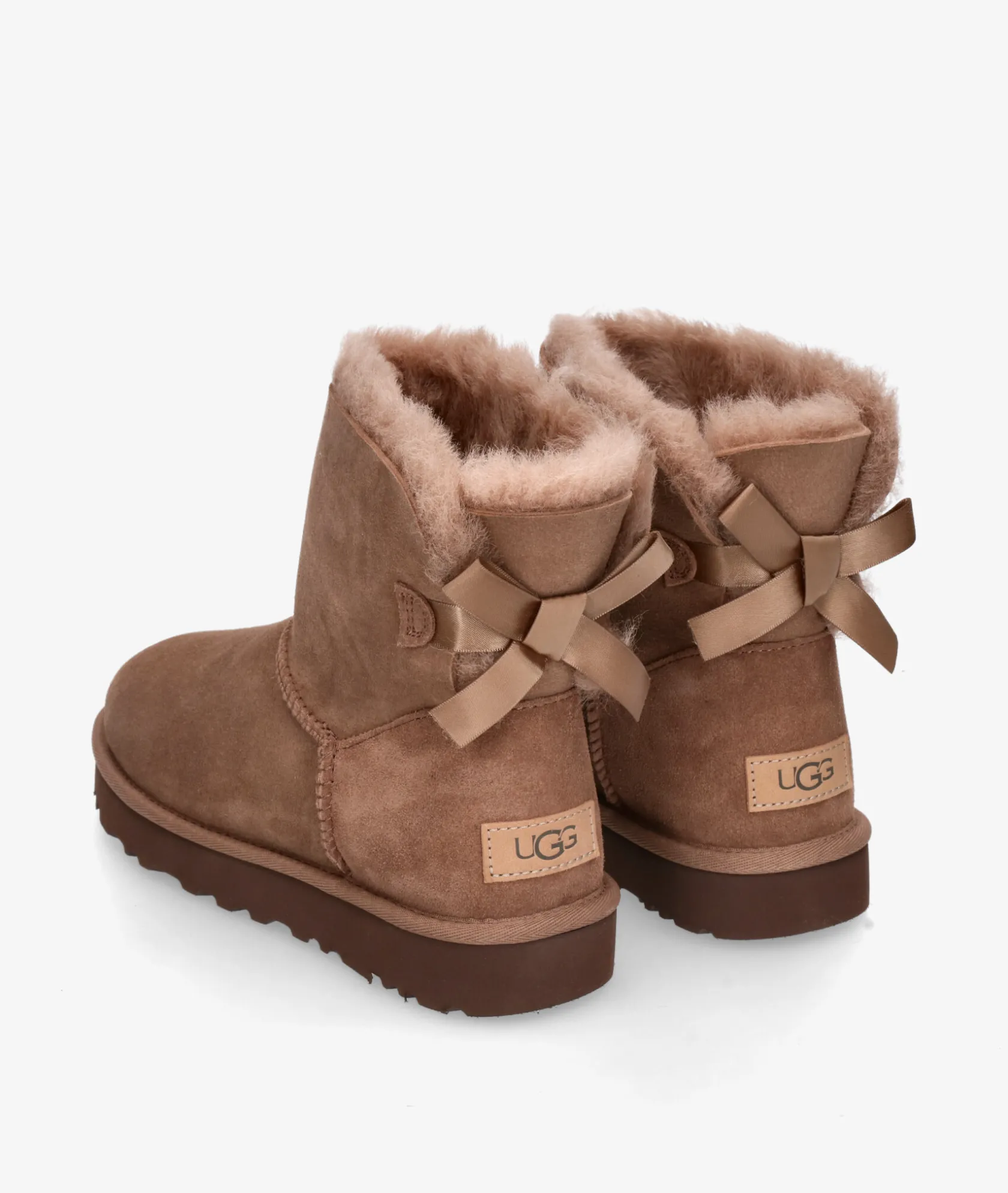 Mujer UGG Botas MINI BAILEY BOW en topo