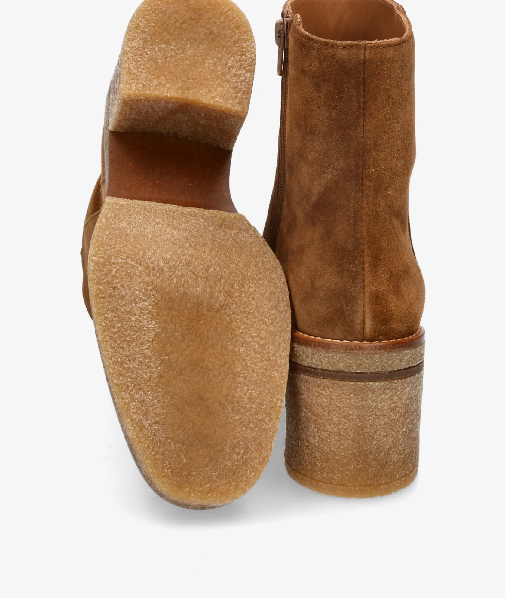 Mujer Alpe Botines 2626 en serraje cuero