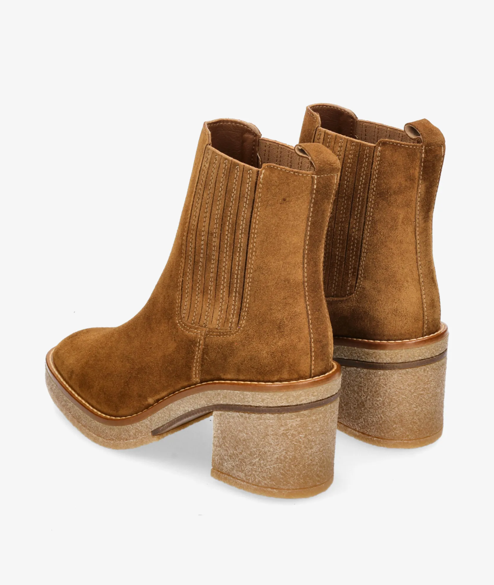 Mujer Alpe Botines 5239 en serraje cuero