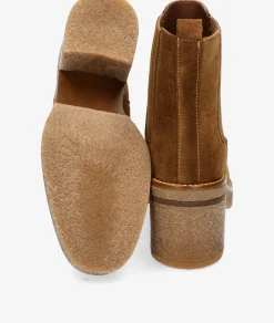 Mujer Alpe Botines 5239 en serraje cuero