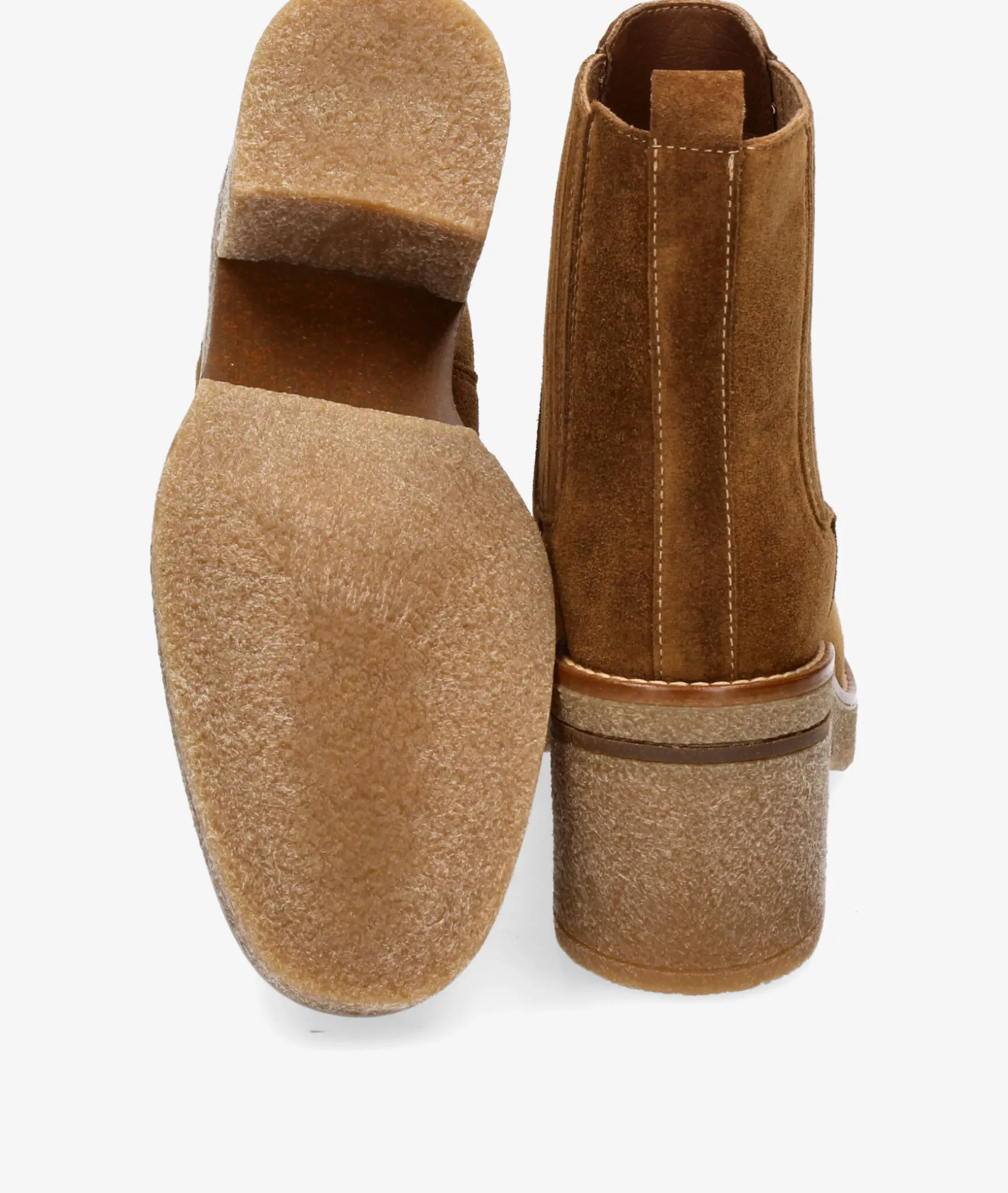 Mujer Alpe Botines 5239 en serraje cuero
