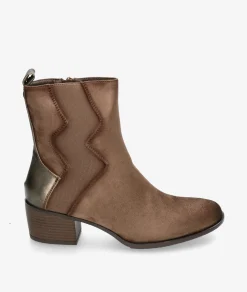 Mujer Amarpies Botines 29503 en topo