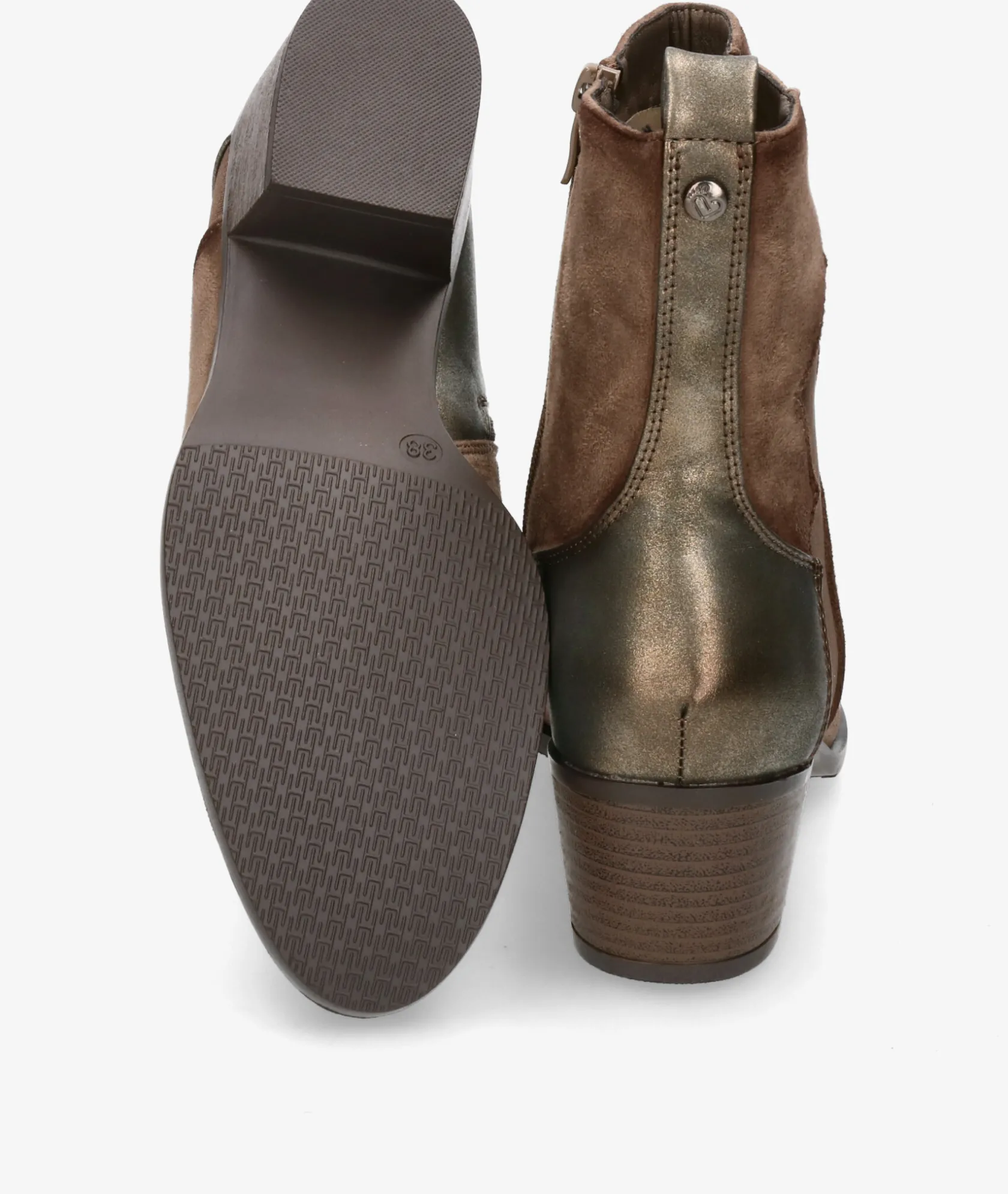 Mujer Amarpies Botines 29503 en topo