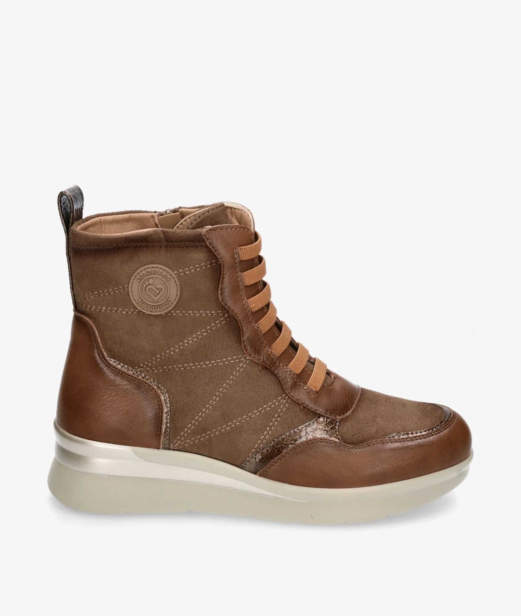 Mujer Amarpies Botines 29422 en topo