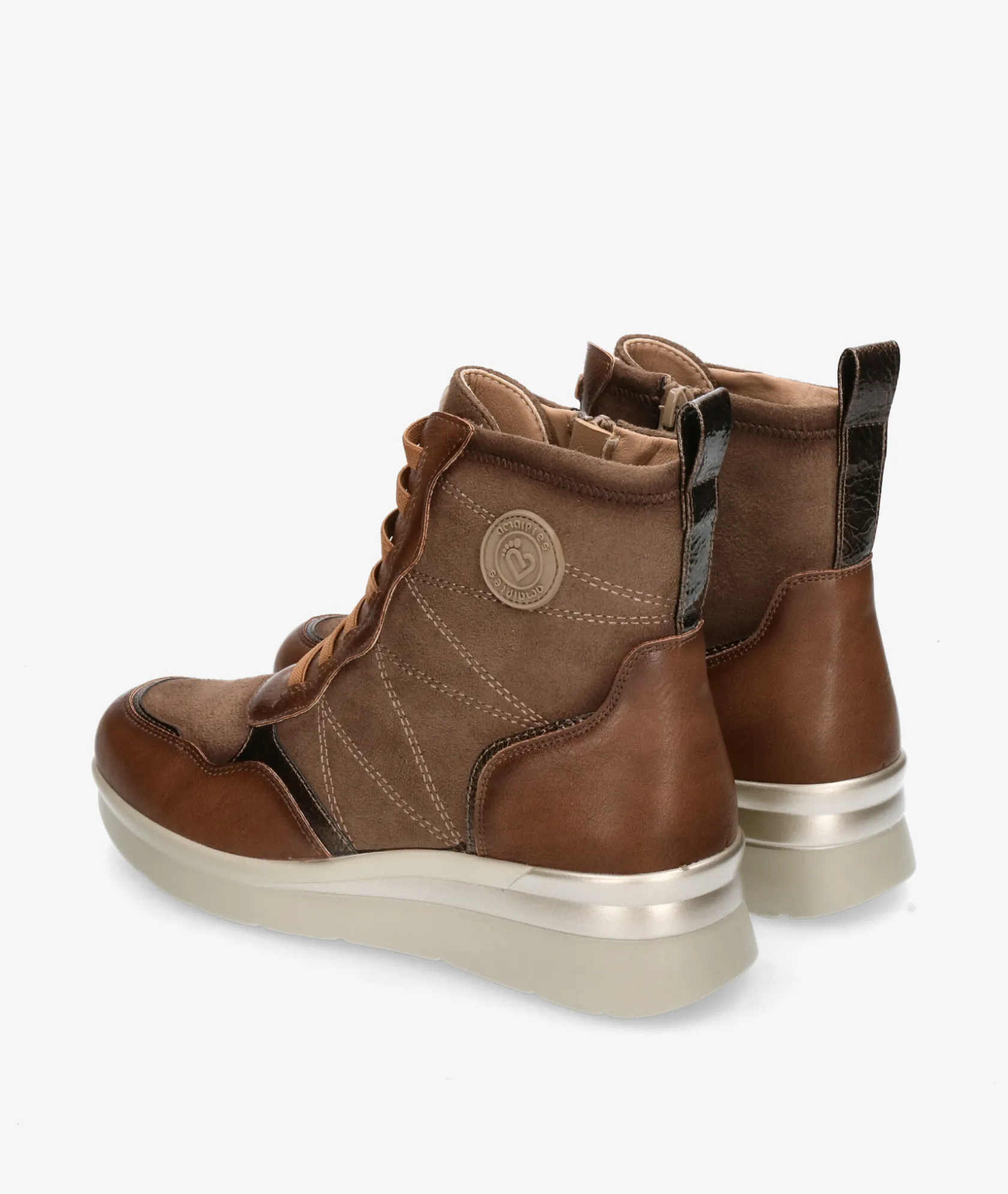 Mujer Amarpies Botines 29422 en topo