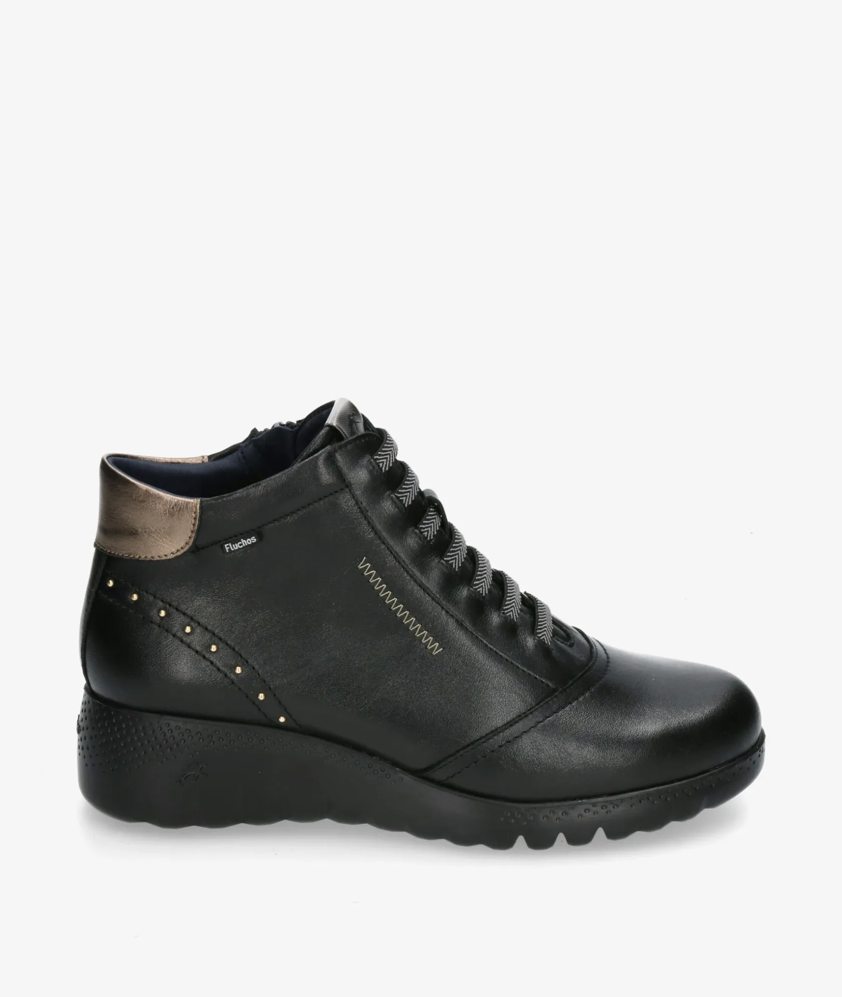 Mujer Fluchos Botines F2246 en negro