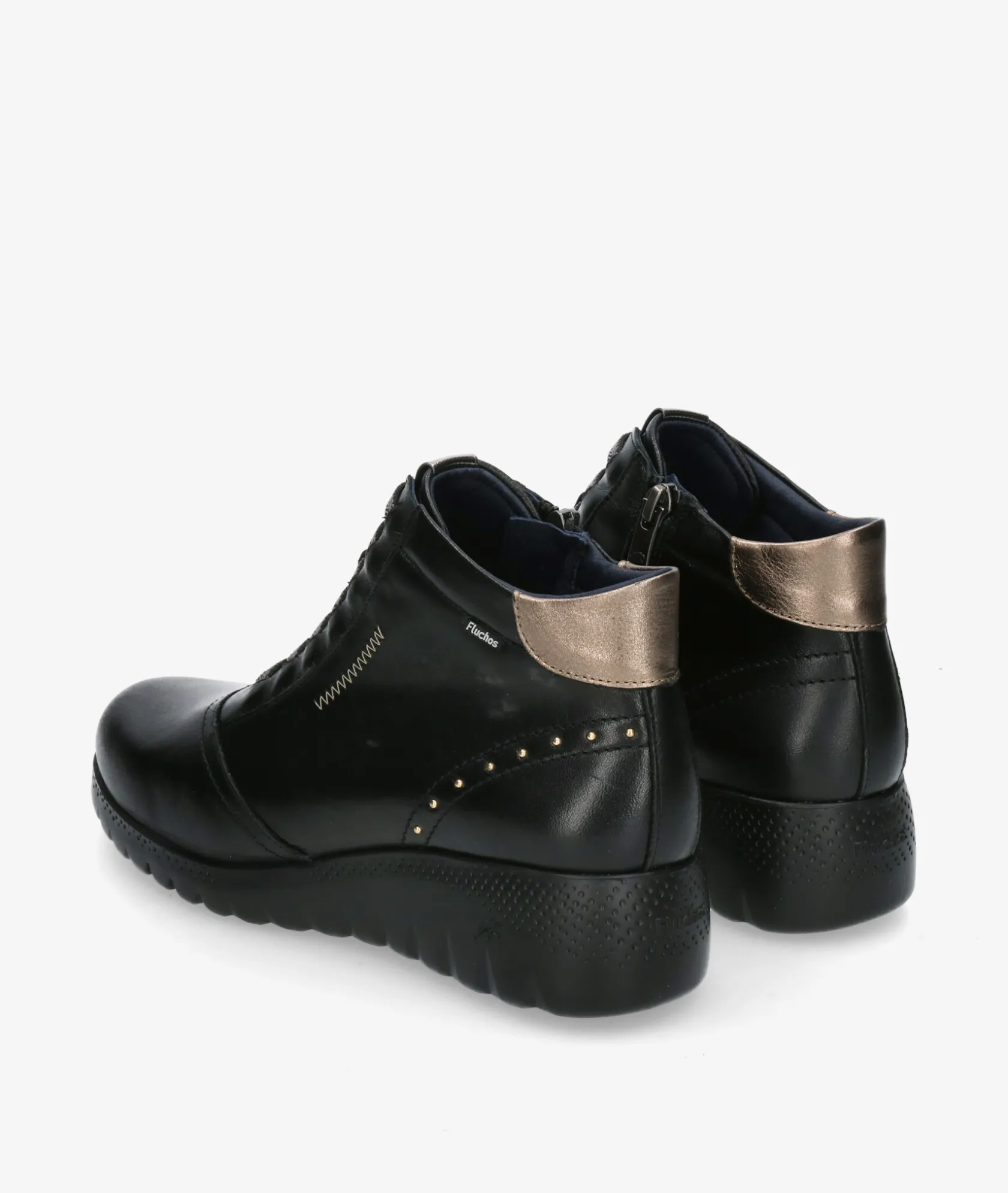 Mujer Fluchos Botines F2246 en negro