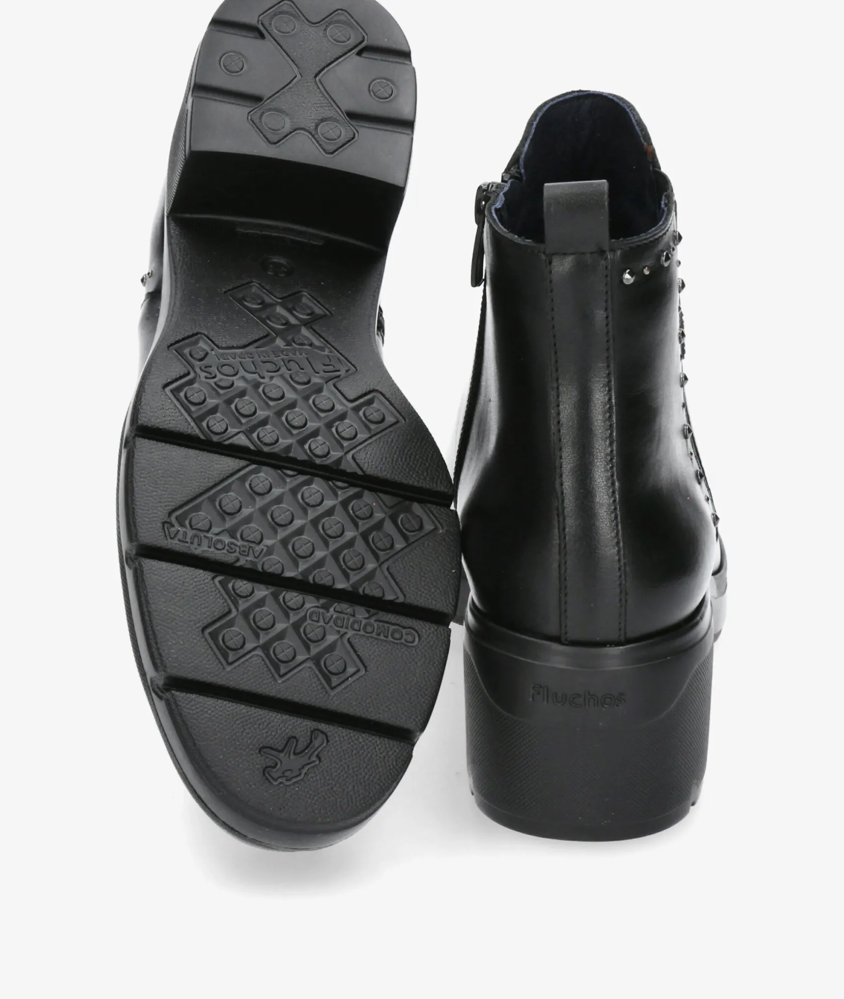 Mujer Fluchos Botines F2109 en negro