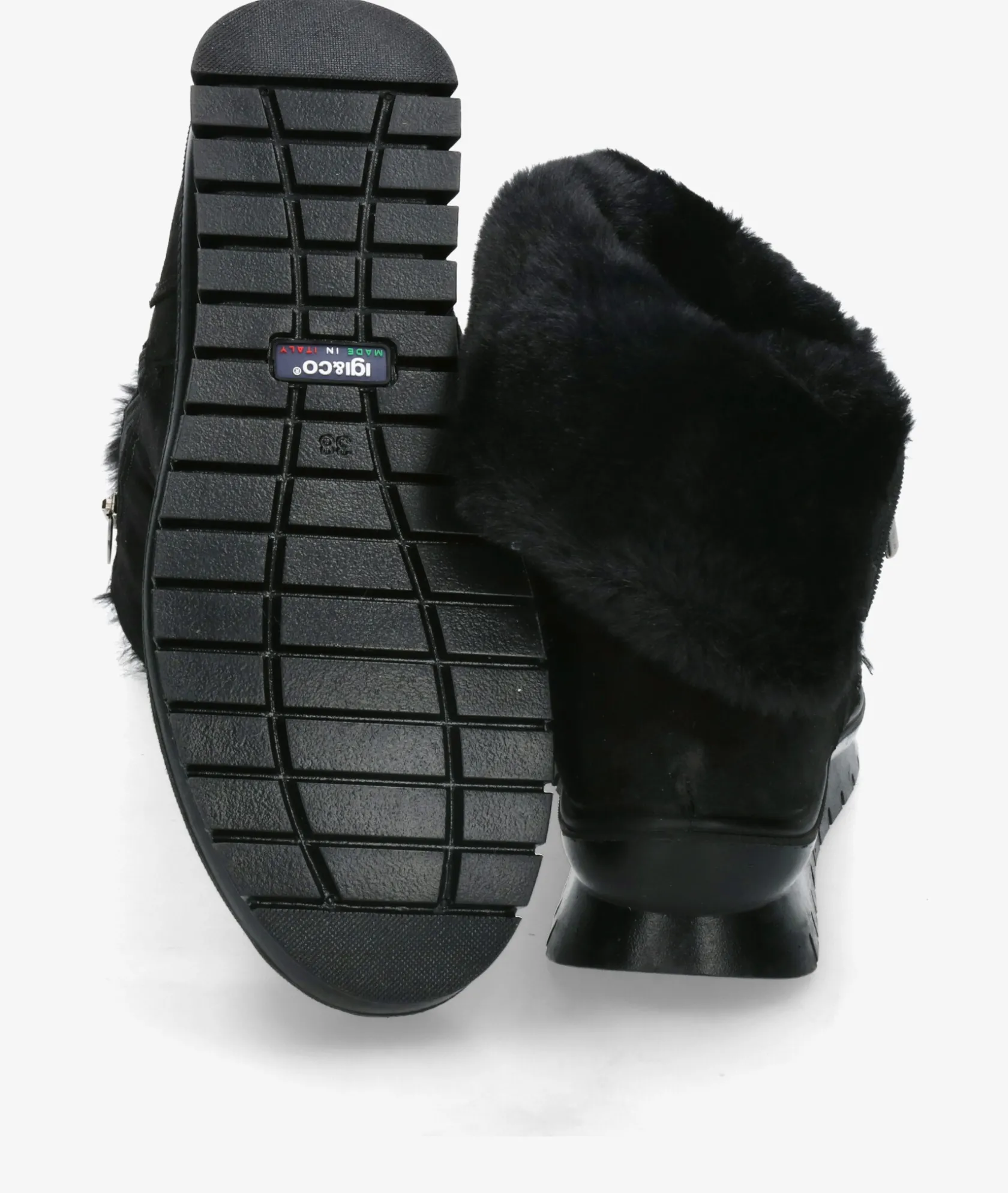 Mujer Igi&Co Botines Igi&Co 6658722 en serraje negro
