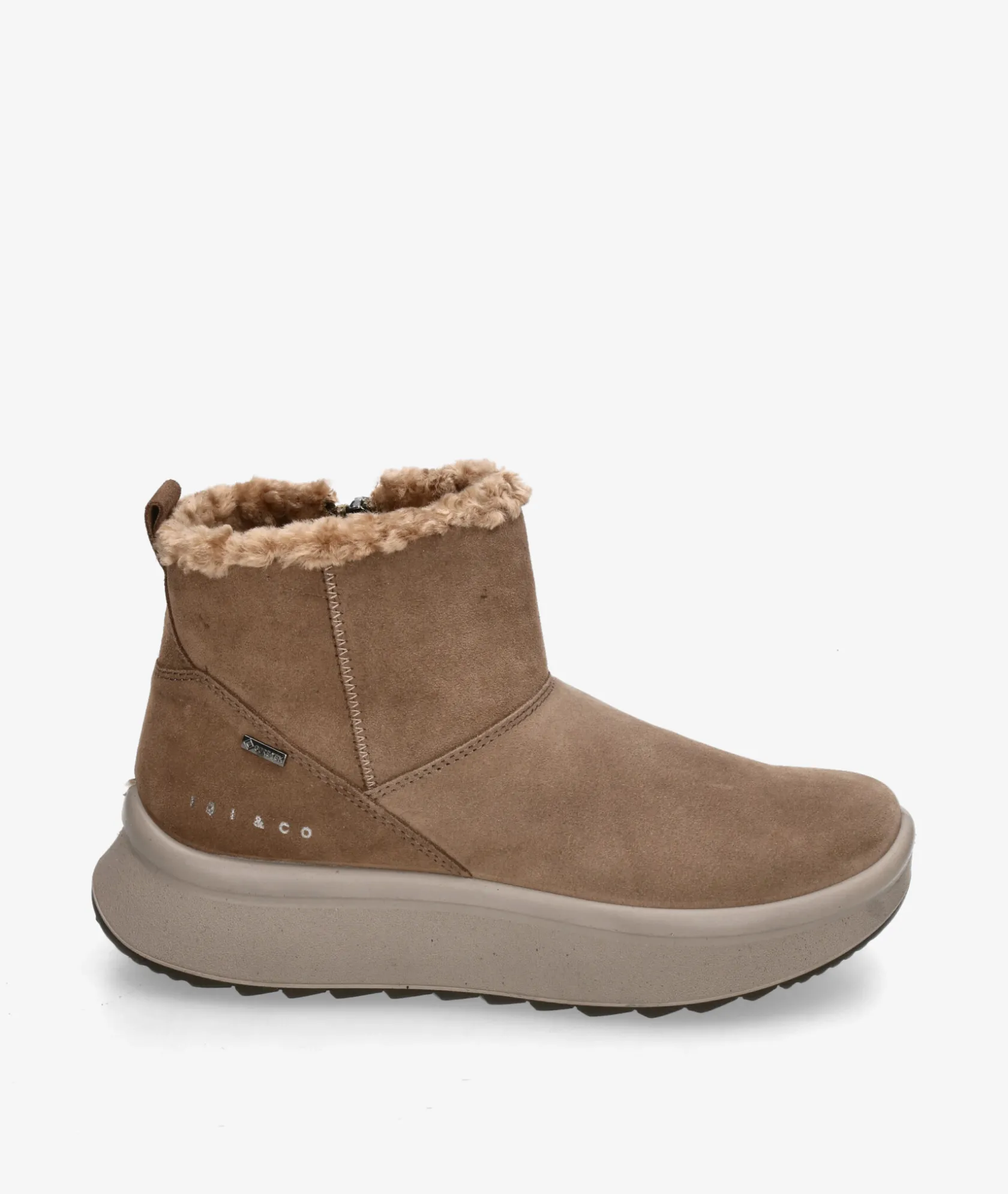 Mujer Igi&Co Botines Igi&Co 8681422 en serraje taupe