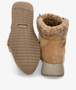 Mujer Imac Botines 657679 en serraje camel