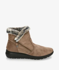 Mujer Imac Botines 856391 en serraje taupe