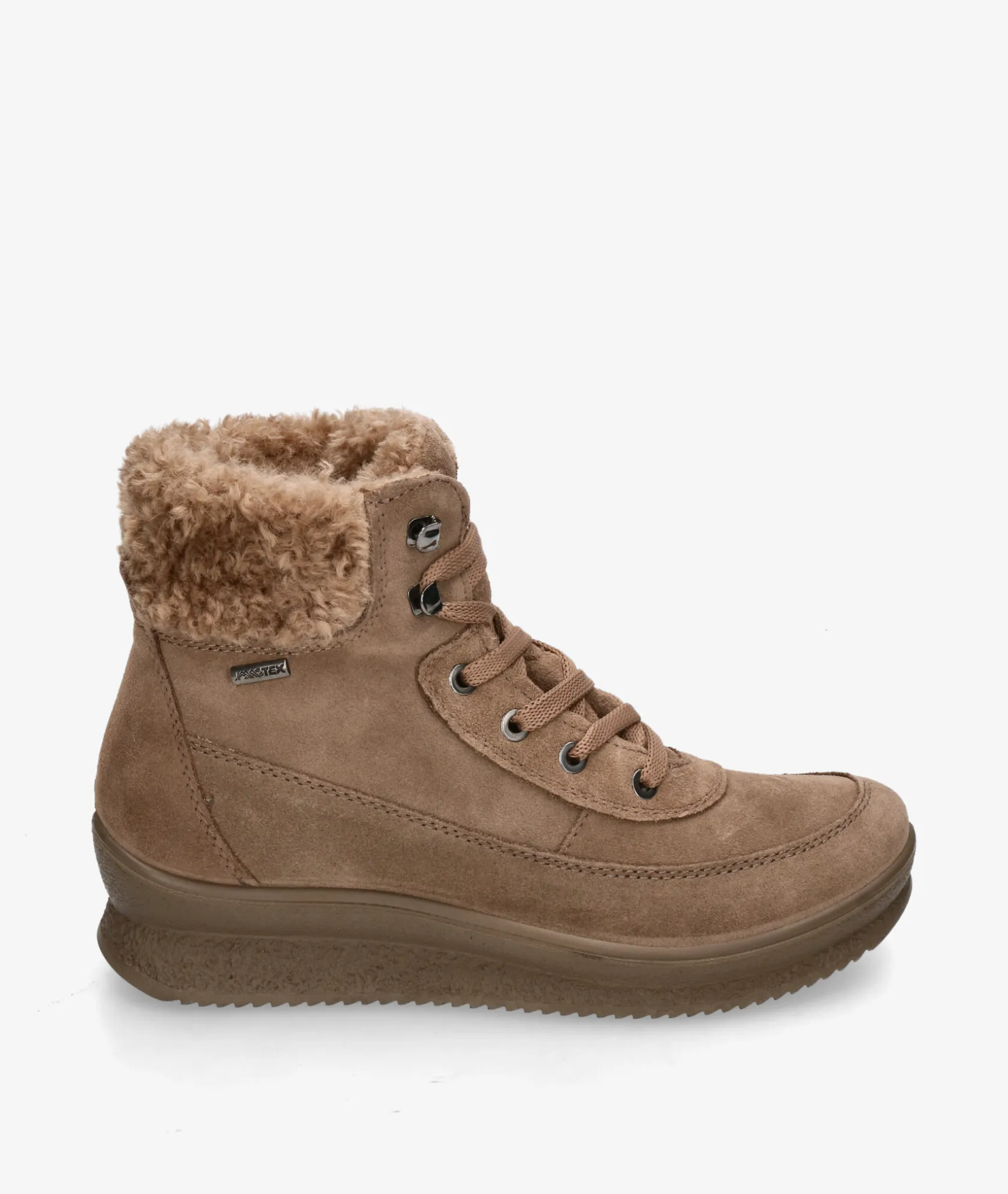 Mujer Imac Botines 856669 en serraje taupe