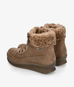 Mujer Imac Botines 856669 en serraje taupe