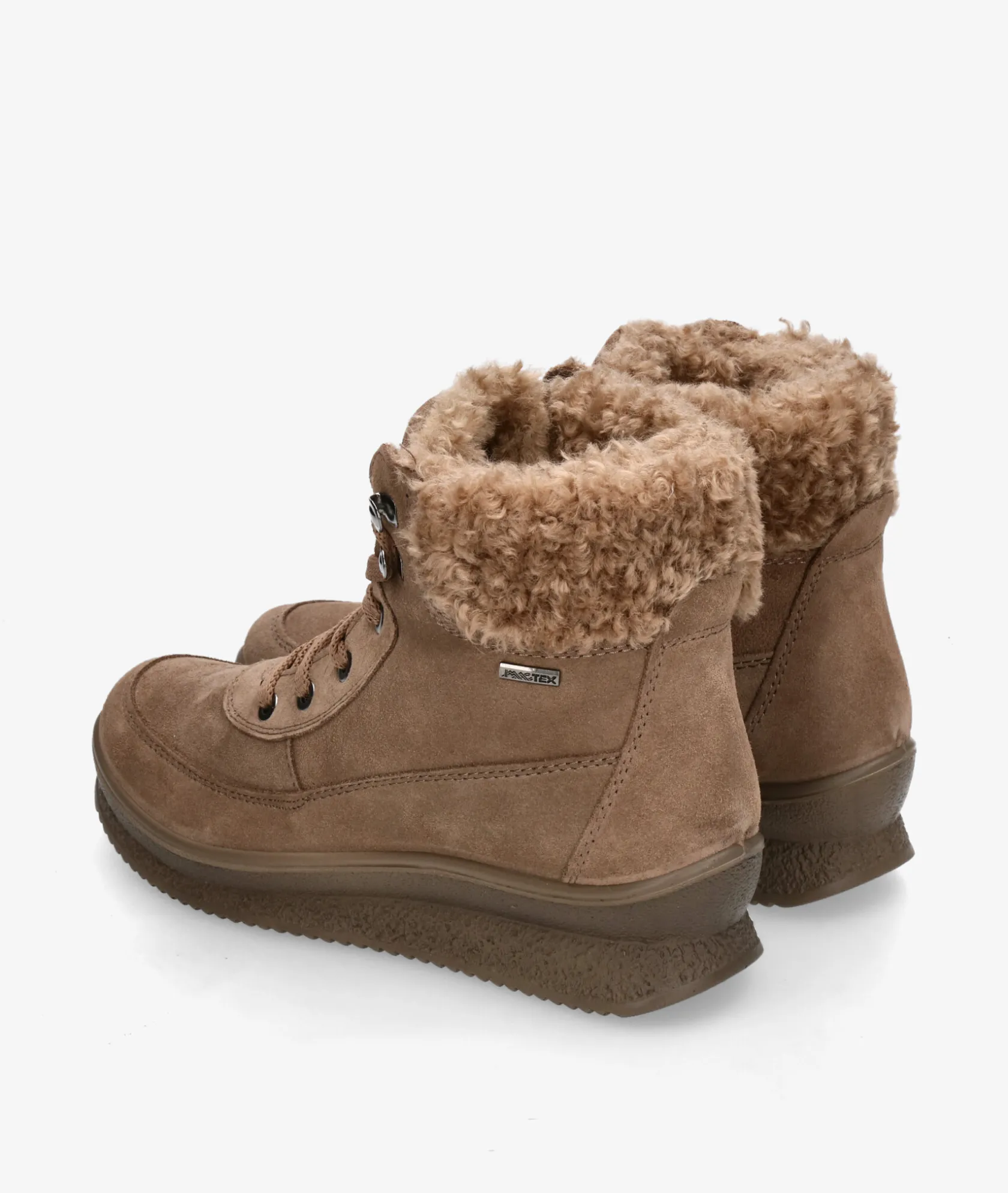 Mujer Imac Botines 856669 en serraje taupe