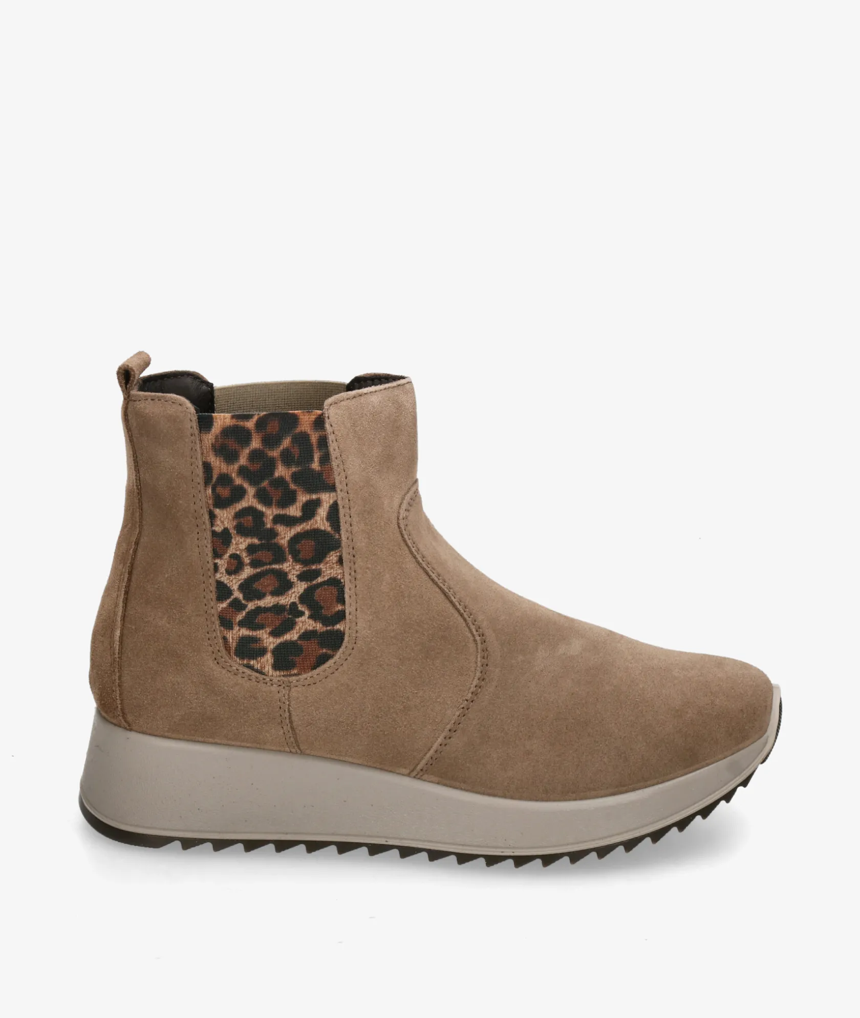 Mujer Imac Botines 858261 en serraje taupe