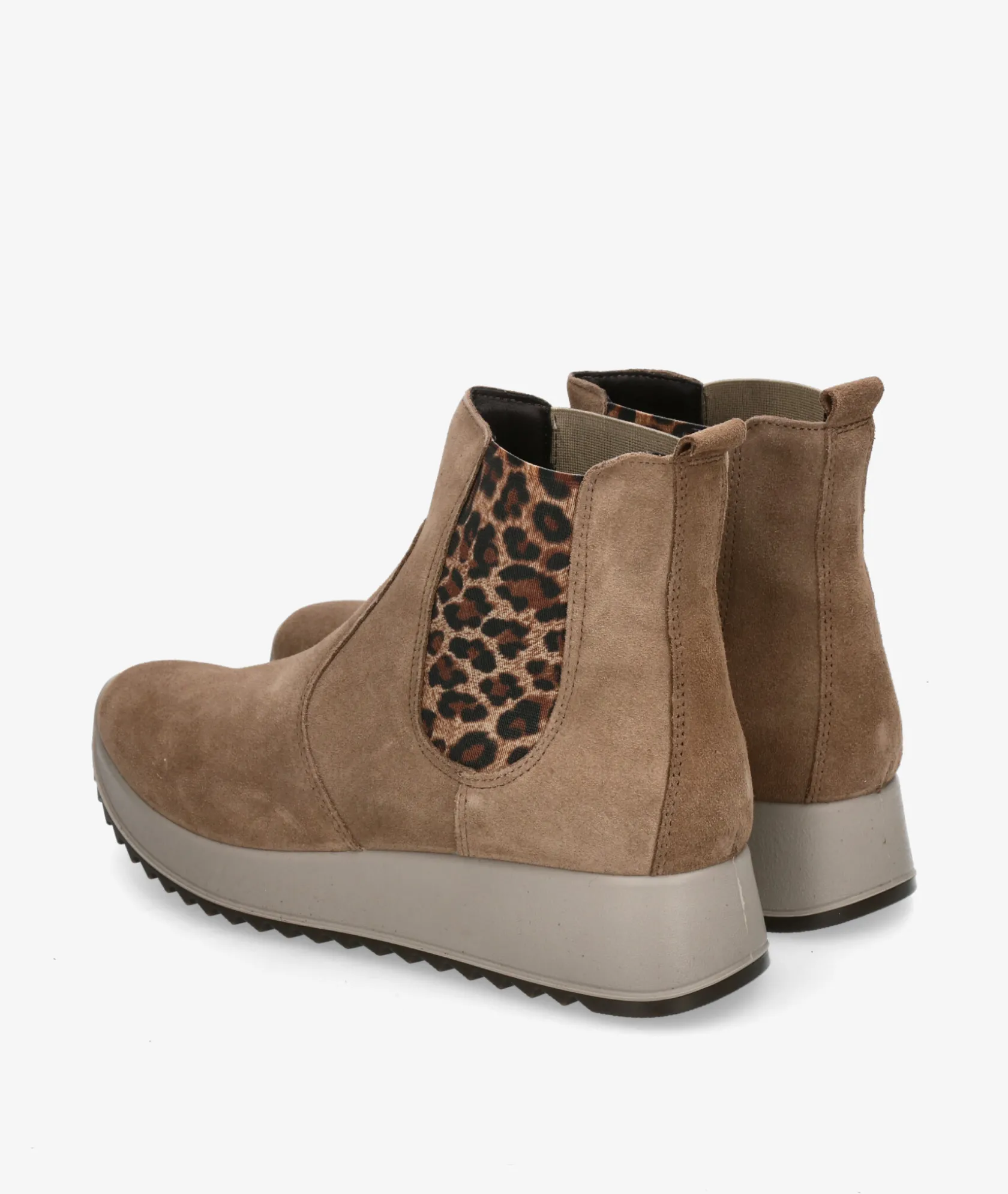 Mujer Imac Botines 858261 en serraje taupe