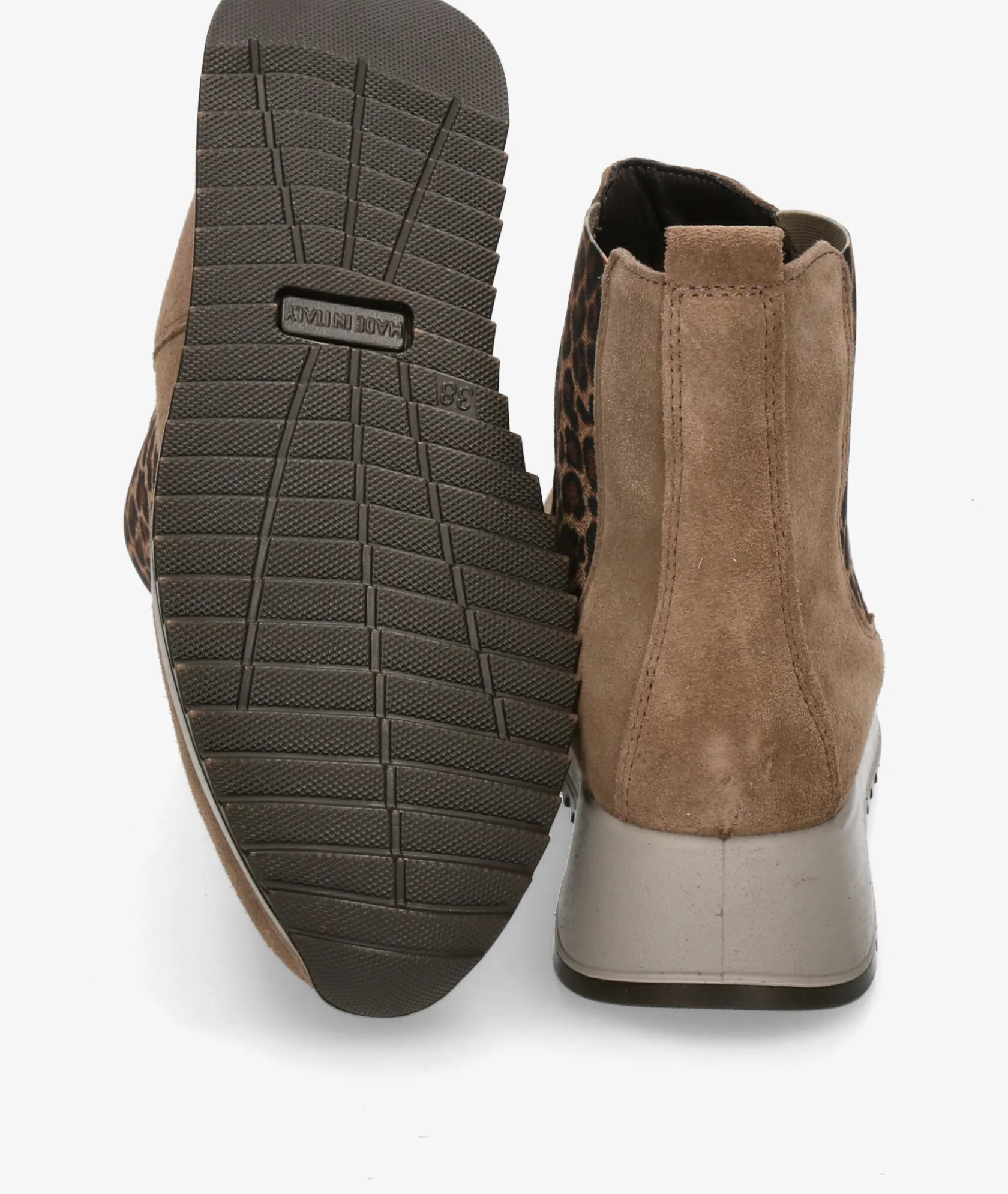 Mujer Imac Botines 858261 en serraje taupe