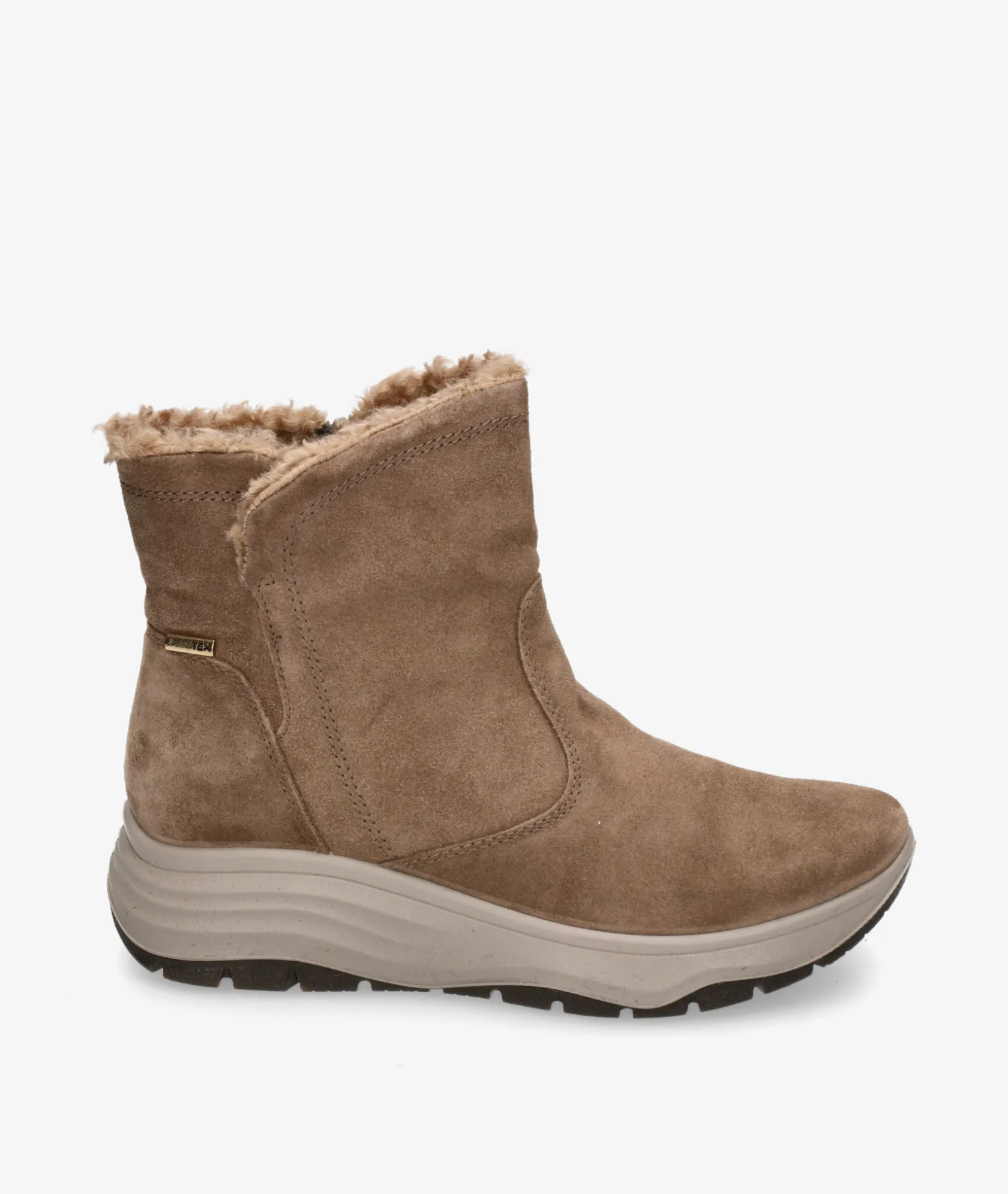 Mujer Imac Botines 856897 en serraje taupe
