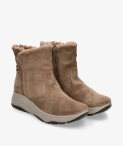 Mujer Imac Botines 856897 en serraje taupe