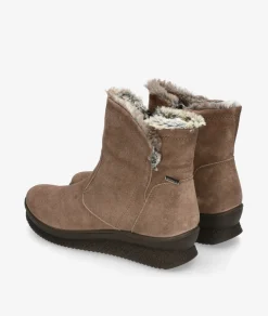 Mujer Imac Botines 856699 en serraje taupe