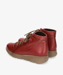 Mujer Kénnebec Botines 856 en cereza